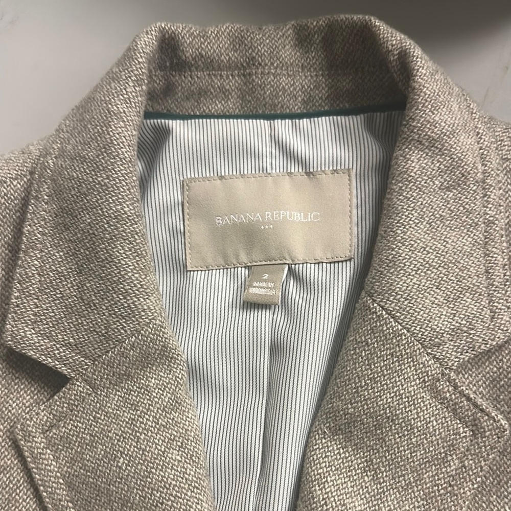 Banana Republic Gray Blazer